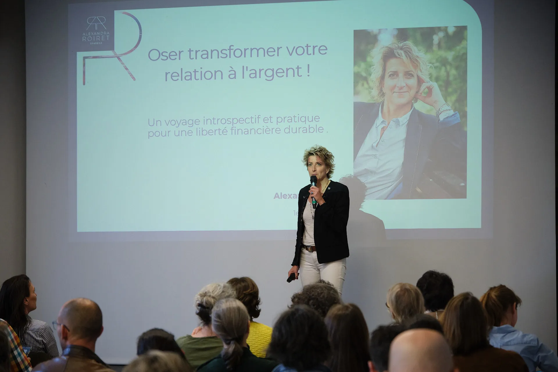 Conférence relation argent Alexandra Roiret